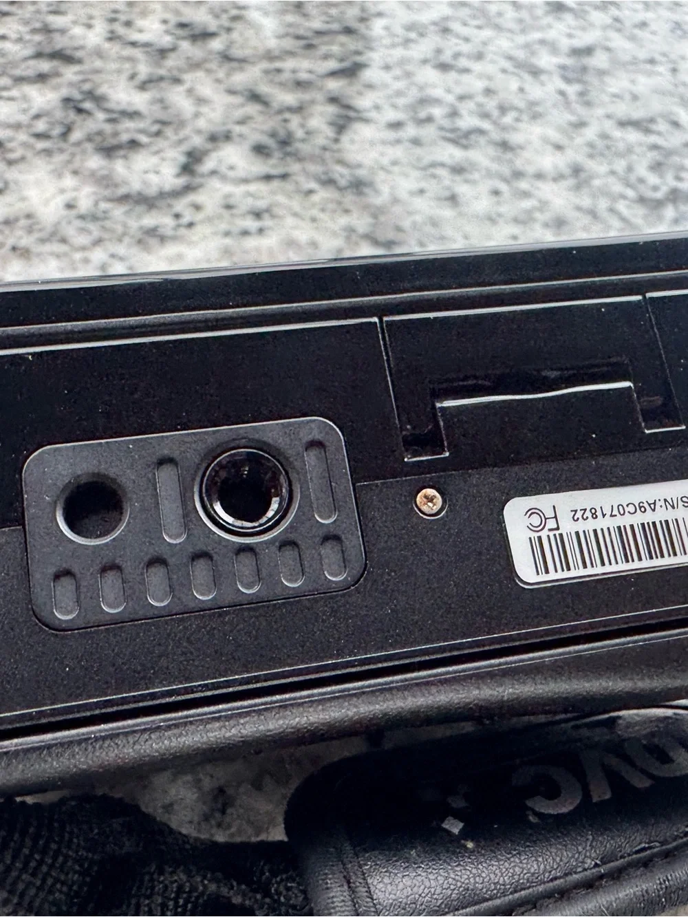 DV by Dolce Vita Black and Silver HD Camcorder untested needs battery